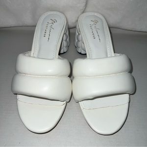 White Heeled Sandal